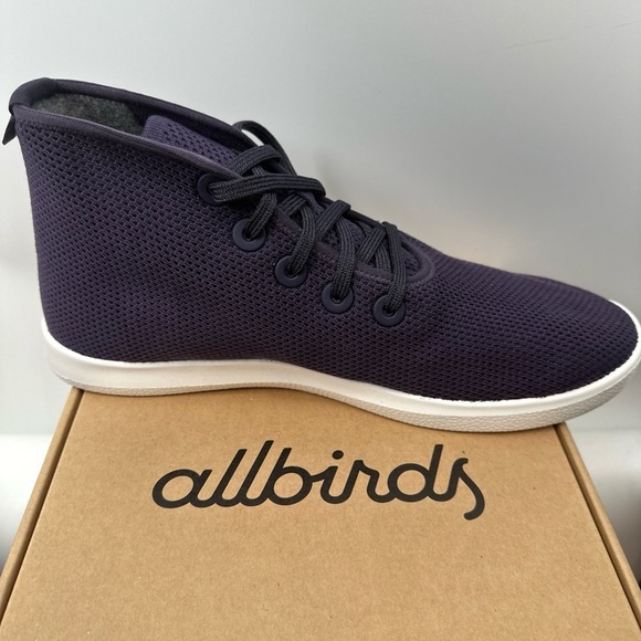 Allbirds Tree Toppers High Top Sneakers purple Dusk Men’s Size 14 shoes - Picture 1 of 6